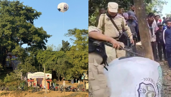সিলেট থেকে উড়ে যাওয়া বেলুন পড়ল ভারতে