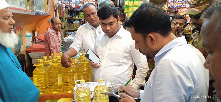 জগন্নাথপুরে ছয় ব্যবসা প্রতিষ্ঠানকে দুই লাখ টাকা জরিমানা